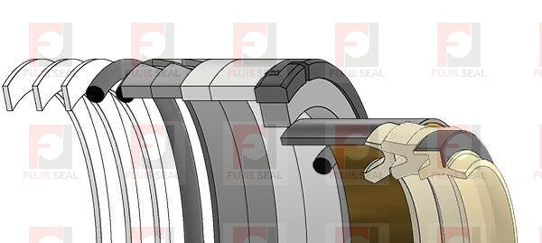 14519504 NOK Seal Kit For Volvo Excavator Bucket Cylinder Fits EC160BLC EC160B NLC - product detail 2