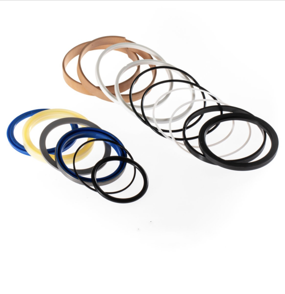 Kit de sellos NOK 14513718 nuevo para cilindro de cuchara de excavadora Volvo compatible con EC140B EC210B EC240B