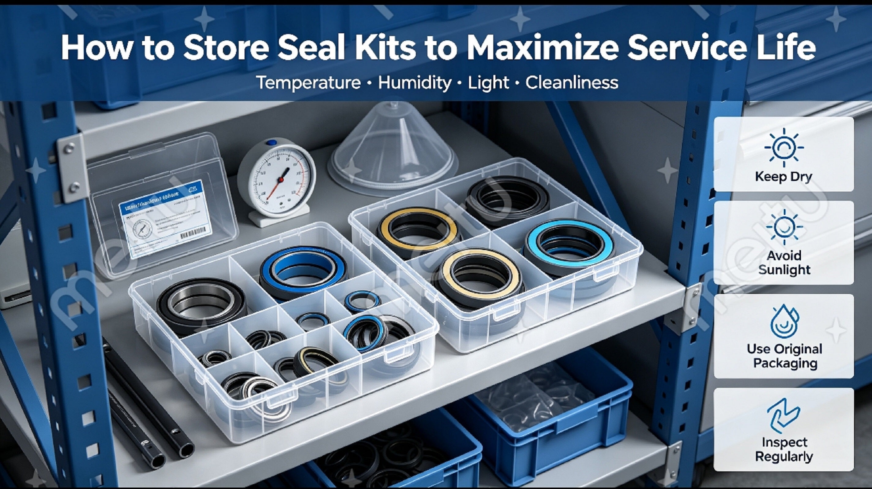 How to Store Seal Kits to Maximize Service Life