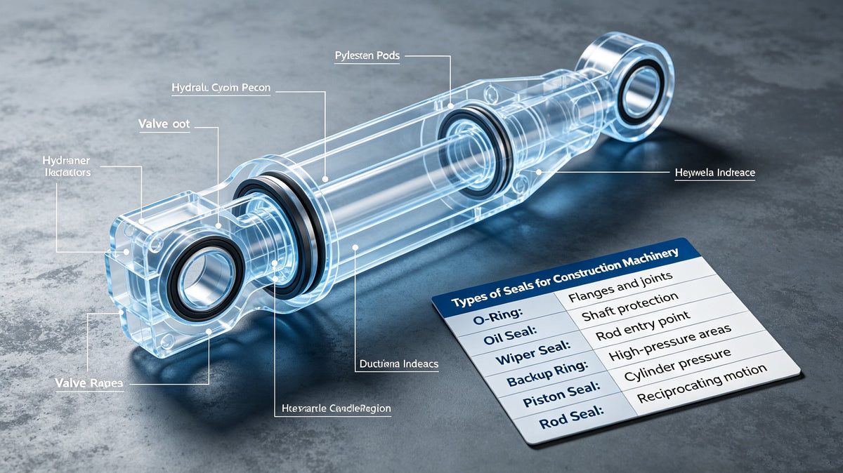 Types of Seals for Construction Machinery