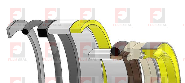 Caterpillar Wheel Loader, CTC-1361967 Hydraulic Seal Kit Rod 2.500 X Bore 5.000