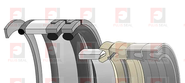 Case Backhoe loader, JIC-1542919C2 Hydraulic Seal Kit Rod 2.250 X Bore 5.000