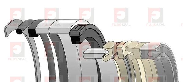 1543265C1 Seal Kit For 750K Case Dozer Ripper Cylinder - product detail 2