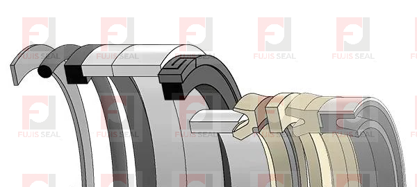 1543273C1 Seal Kit For 1150K Case Crawler Loader Ripper Cylinder - product detail 2