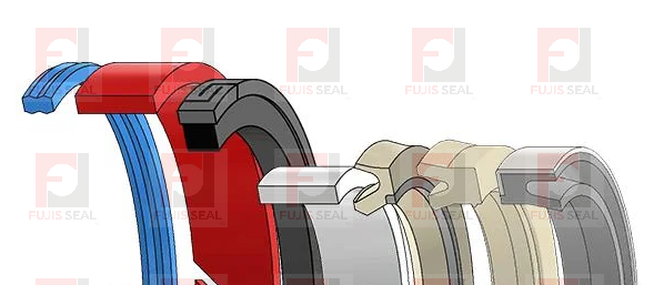 84155085 seal kit for 590 Super M SERIES 3 Case backhoe loader  STABILIZER LH cylinder