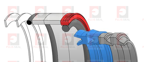 85805990 seal kit for B95 New Holland backhoe loader Steering cylinder