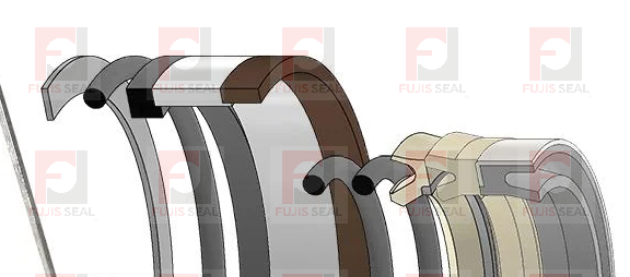87608671 seal kit for LB110B New Holland backhoe loader Stabilizer cylinder