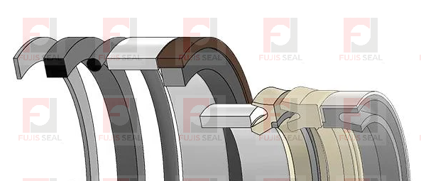 87653283 seal kit for 590SR Super R Tier 3 Case backhoe loader Stabilizer cylinder