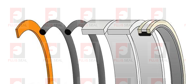 AH163672 seal kit for 748H 624H John Deere backhoe loader boom cylinder