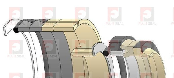 Caterpillar Excavator, CTC-0966457, Hydraulic Seal Kit, Rod 75.000 x Bore 115.000, Models E200B, EL200B