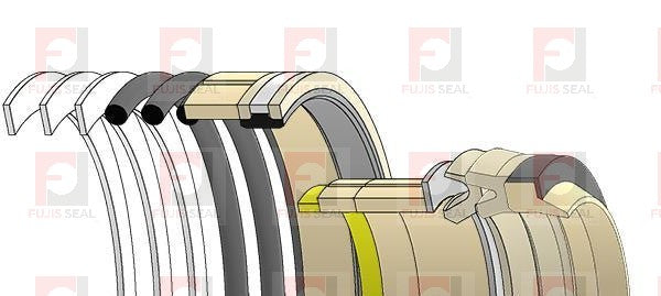 Caterpillar Excavator, CTC-0995310, Hydraulic Seal Kit, Rod 75.000 x Bore 110.000, Models E70B, E110B, E120B