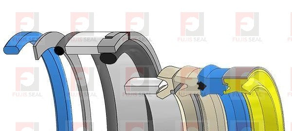 1002932 Inch Seal Kit For Caterpillar Backhoe Loader Hydraulic Cylinder - product detail 2