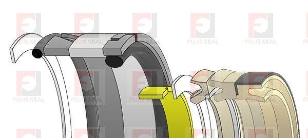 1184024 NOK Seal Kit For CAT322B 322BL Caterpillar Excavator BOOM Cylinder - product detail 2