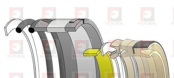 1261979 NOK Seal Kit For CAT345B 345BL Caterpillar Excavator STICK Cylinder - product detail 2