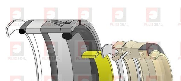 1289277 NOK Seal Kit For CAT322B 322BL Caterpillar Excavator BUCKET Cylinder - product detail 2