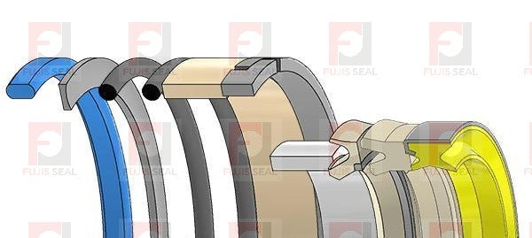 Caterpillar Wheel Loader, CTC-1686943K Hydraulic Seal Kit Rod 5.000 X Bore 9.250