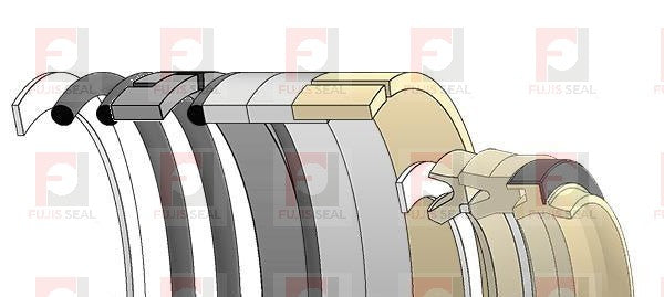 1697839 NOK Seal Kit For CAT311B 312B Caterpillar Excavator Bucket Cylinder - product detail 2
