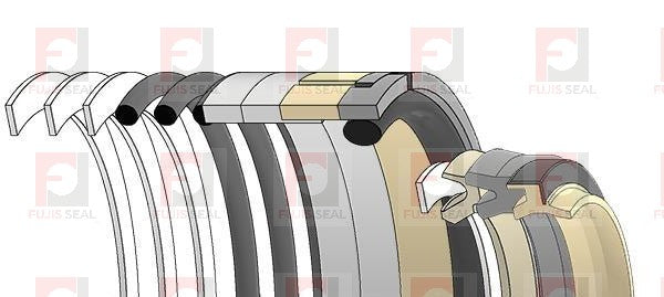 1709929 NOK Seal Kit For CAT311CU Caterpillar Excavator Boom cylinder(70x100) - product detail 2