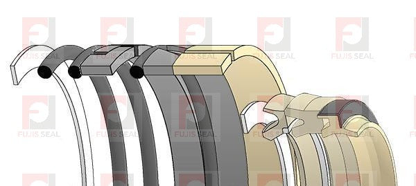 1764935 NOK Seal Kit For CAT311 312 Caterpillar Excavator Bucket cylinder(65x100) - product detail 2