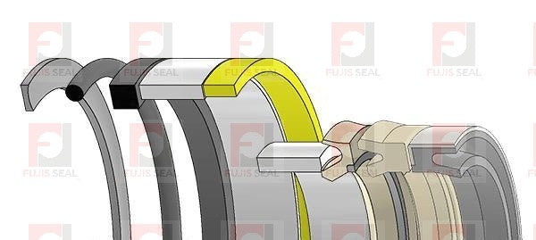 Caterpillar Wheel Loader, CTC-1856596 Hydraulic Seal Kit Rod 1.500 X Bore 2.750