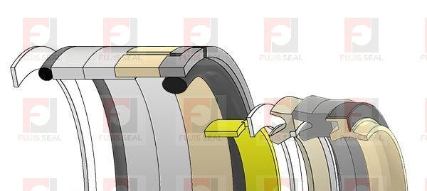Caterpillar Excavator, CTC-2159984, Hydraulic Seal Kit, Rod 95.000 x Bore 130.000, Models 318C