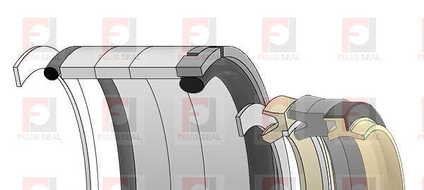 Caterpillar Excavator, CTC-2304001, Hydraulic Seal Kit, Rod 110.000 x Bore 180.000, Models 330C L, 330C LN, 330D L, 330D N, 336D, 336D L