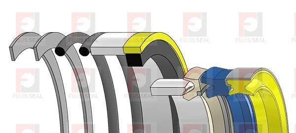 Caterpillar Wheel Loader, CTC-2339205 Hydraulic Seal Kit Rod 2.000 X Bore 4.000