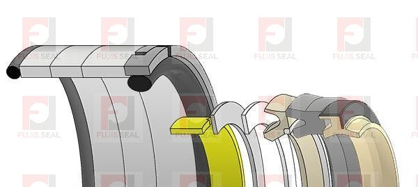 Caterpillar Excavator, CTC-2344488, Hydraulic Seal Kit, Rod 95.000 x Bore 135.000, Models 324D L, 325D L, 325D LN, 329D L, 329D LN