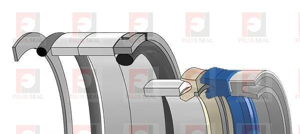 Caterpillar Excavator, CTC-2463445, Hydraulic Seal Kit, Rod 6.000 x Bore 7.500, Models 5130, 5130B