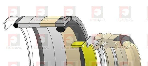Caterpillar Excavator, CTC-2478792, Hydraulic Seal Kit, Rod 100.000 x Bore 140.000, Models 322C, 322C L, 322C LN, 324D L, 325D L, 325D LN, 521B, 522B, 541, 541 II, 552, 552 II, 2590
