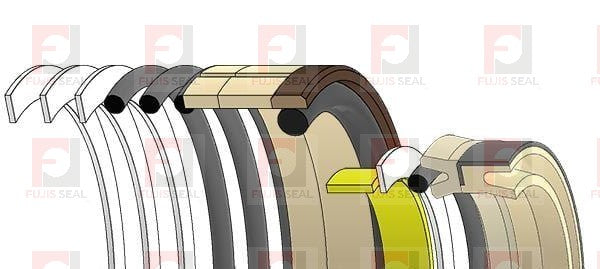 Caterpillar Excavator, CTC-2765302, Hydraulic Seal Kit, Rod 50.000 x Bore 80.000, Models 303CR