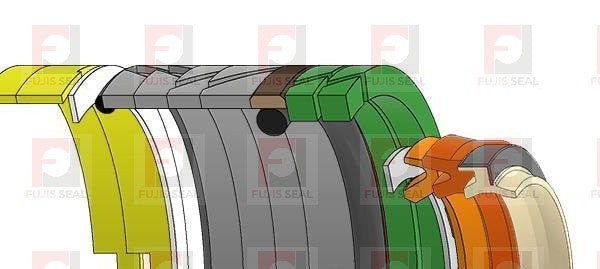 Caterpillar Excavator, CTC-4560202, Hydraulic Seal Kit, Rod 100.000 x Bore 140.000, Models 320E RR, 320F L, 323F L, 325F L