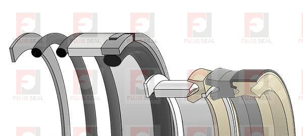 Caterpillar Wheel Loader, CTC-4710317 Hydraulic Seal Kit Rod 70.000 X Bore 100.000