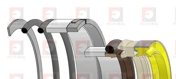Caterpillar Excavator, CTC-7I0968, Hydraulic Seal Kit, Rod 2.500, Models 350, 350L, 375, 375L