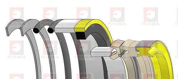 Caterpillar Wheel Loader, CTC-7X2698 Hydraulic Seal Kit Rod 3.000 X Bore 6.000