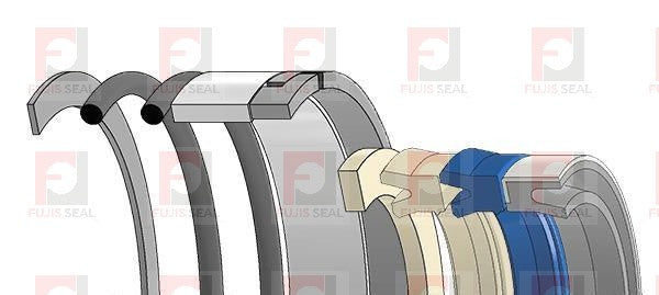 Caterpillar Excavator, CTC-7X2709, Hydraulic Seal Kit, Rod 3.250 x Bore 5.500, Models 225B, 225D, 227, 229, 229D