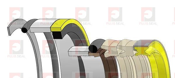 Caterpillar Excavator, CTC-7X2823, Hydraulic Seal Kit, Rod 3.250 x Bore 5.500, Models 225, 225B, 227, 229