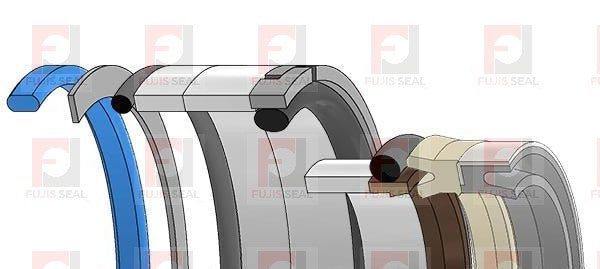 Caterpillar Excavator, CTC-8T1462, Hydraulic Seal Kit, Rod 4.750 x Bore 6.500, Models 235, 235 FS, 235B, 235C, 235C FS, 235D