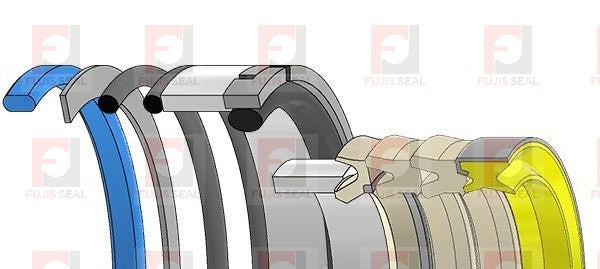 Caterpillar Excavator, CTC-8T1479, Hydraulic Seal Kit, Rod 5.000 x Bore 7.750, Models 235, 235 FS, 235B, 235C, 235C FS