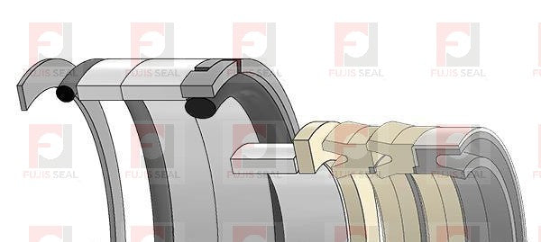 Caterpillar Excavator, CTC-8T1558, Hydraulic Seal Kit, Rod 5.750 x Bore 8.250, Models 245 FS, 245, 245B, 245B FS, 245D