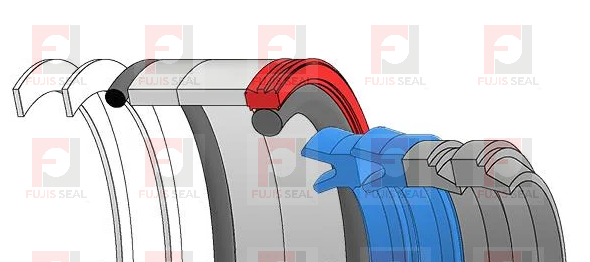 Case Backhoe loader, JIC-D149739 Seal Kit Rod 38.000 X Bore 63.000