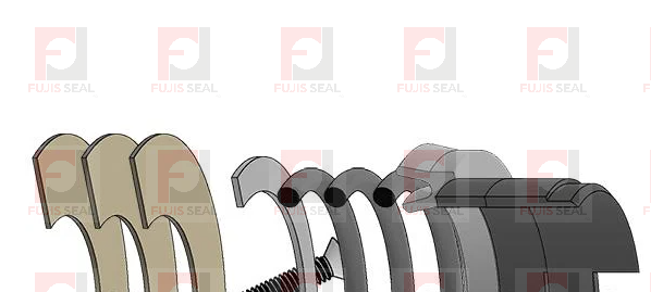 Case Backhoe loader, JIC-D42873 Hydraulic Seal Kit Rod 1.750