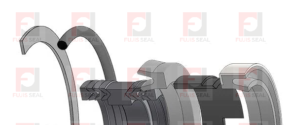 Case Backhoe loader, JIC-G32295 Hydraulic Seal Kit Rod 1.250 X Bore 2.500