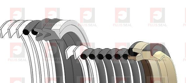 Hitachi Excavator, HIT-4162026, Hydraulic Seal Kit, Rod 110.000 x Bore 170.000, Models UH016, UH181