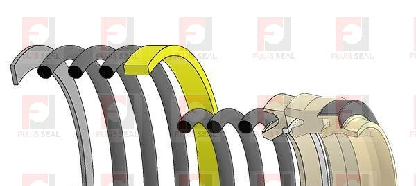 Hitachi Excavator, HIT-4464986, Hydraulic Seal Kit, Rod 55.000 x Bore 85.000, Models ZX70, ZX70LC, ZX80, ZX80LCK, ZX80SB, ZX80SBLC