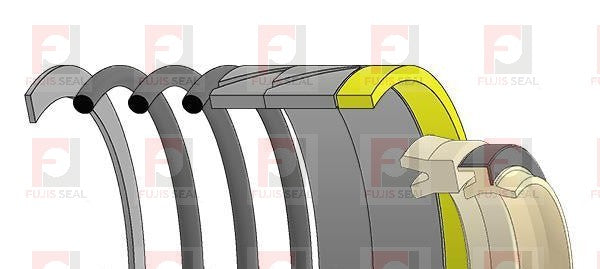 Hitachi Excavator, HIT-4614059, Hydraulic Seal Kit, Rod 45.000 x Bore 85.000, Models ZX35U-2, ZX35U-3, ZX35U-3F, ZX38U-3, ZX38U-3F