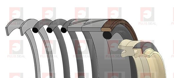 Hitachi Excavator, HIT-4634033, Hydraulic Seal Kit, Rod 50.000 x Bore 85.000, Models ZX35U-2, ZX35U-3, ZX35U-3F, ZX38U-3, ZX38U-3F