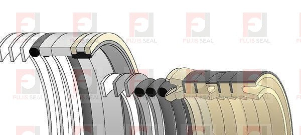Hitachi Excavator, HIT-4640108, Hydraulic Seal Kit, Rod 95.000 x Bore 145.000, Models ZX330, ZX330LC, ZX350LC, ZX350LCH, ZX350H, ZX350K, ZX350LCK, ZX370, ZX370MTH, ZX330LC-5
