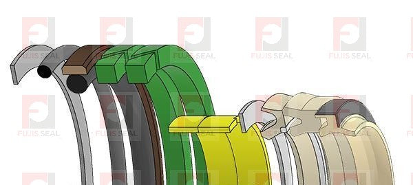 Hitachi Excavator, HIT-4654422, Hydraulic Seal Kit, Rod 95.000 x Bore 135.000, Models ZX200-3, ZX210LC-3, ZX225US-3, ZX225USLC-3