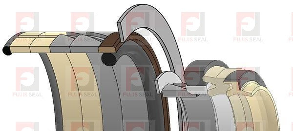 Hitachi Excavator, HIT-4660466, Hydraulic Seal Kit, Rod 150.000 x Bore 215.000, Models EX1200-5